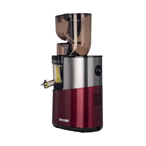  BioChef Altas Entsafter Whole Slow Juicer Pro - Ultra Leistungsstarker Motor, Einfach Gemuese & Fruechte Entsaften mit XXL Einfuellschacht, Spuelmaschinen Geeignete Einzelteile in Wein