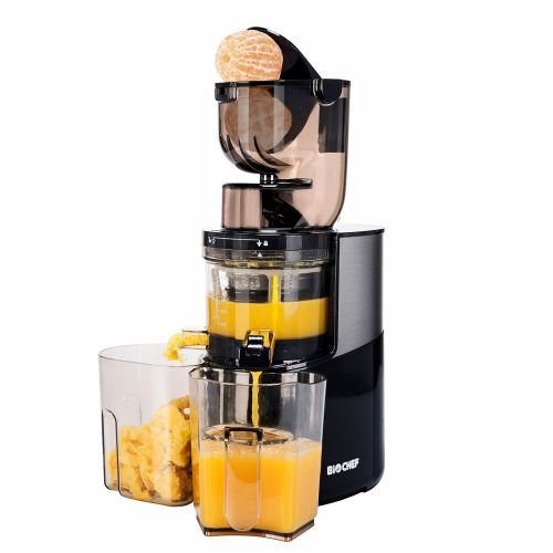  BioChef Altas Entsafter Whole Slow Juicer Pro - Ultra Leistungsstarker Motor, Einfach Gemuese & Fruechte Entsaften mit XXL Einfuellschacht, Spuelmaschinen Geeignete Einzelteile in Wein