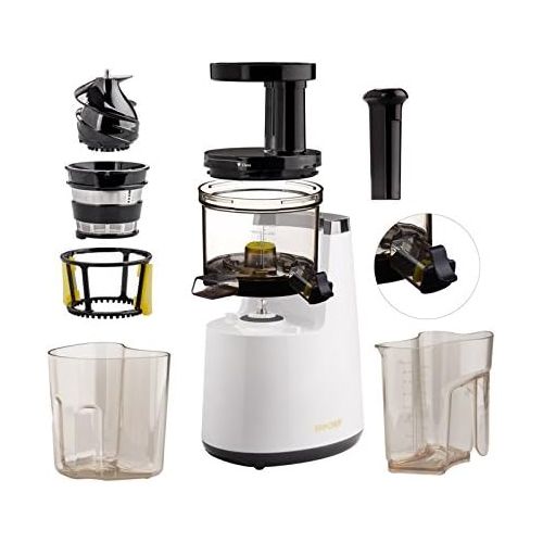  [아마존베스트]BioChef Atlas Slow Juicer  150 watt motor / 60 rpm / lifetime warranty on the motor.