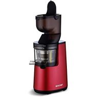 [아마존베스트]BioChef Atlas Whole Slow Juicer - For whole fruits / juicer / 250W / with dual wide filling system and lifetime warranty on the motor, red