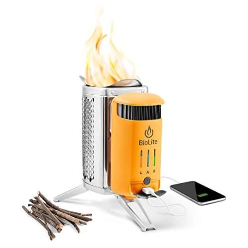  [무료배송]바이오 라이트 캠프 스토브2 BioLite Campstove 2 Wood Burning Electricity Generating & USB Charging Camp Stove