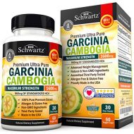BioSchwartz Garcinia Cambogia Pure Extract 1600mg with 960mg HCA. Fast Weight Loss & Fat Metabolism. Best...