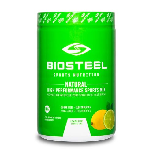  BioSteel Biosteel High Performance Sports Drink Powder, Naturally Sweetened with Stevia, Lemon Lime, 315g