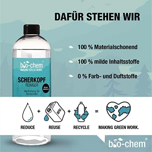  Bio-chem CLEANTEC Bio Chem Shaving Head Cleaner Value Pack 2?x 1000?ml I Refill Fluid for cleaning & Tanks | Dermatologically Tested I Brown CCR I Philips I Shave Care I Station I I I Nose Hair Trim