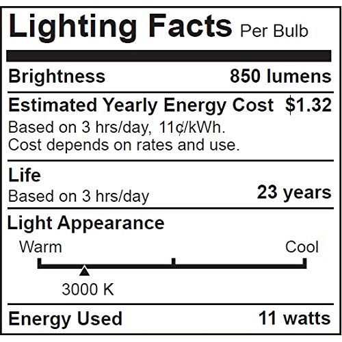  5 Pack Bioluz LED PAR30 LED Bulb, 12w Dimmable Flood Light Bulb, 100w Halogen Bulb Replacement, 850 Lumen 3000K Indoor/Outdoor UL Listed