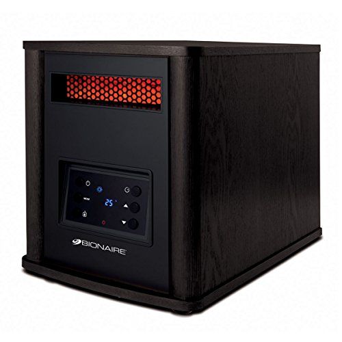  Bionaire BRH7403ERE-CN Infrared 6 Quartz Console Heater, 1500 Watts, Brown