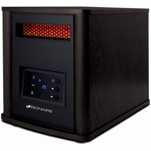  Bionaire BRH7403ERE-CN Infrared 6 Quartz Console Heater, 1500 Watts, Brown