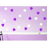 /BioncaAlexandria Sea Shell Decals. Bathroom Decor. Bubble Decals. Bathroom Wall Decals. Wall Decor. Purple Decals. Vinyl Decals. Home decor decals.