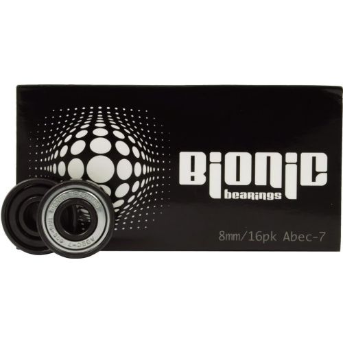  Bionic Bearings - Bionic ABEC-7 Bearings - 8mm Bearings - 16 Pack