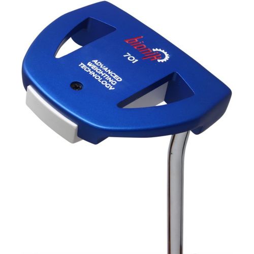  Bionik 701 Blue Golf Putter Right Handed Mallet Style with Alignment Line Up Hand Tool 36 Inches Tall Mens Perfect for Lining up Your Putts