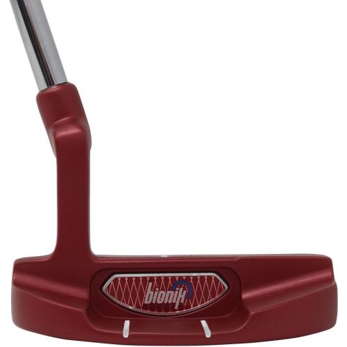  Bionik 105 Red Golf Putter Right Handed Semi Mallet Style with Alignment Line Up Hand Tool 33 Inches Petite Ladys Perfect for Lining up Your Putts