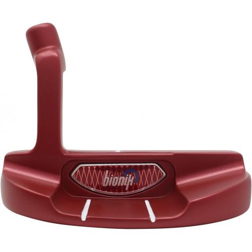  Bionik 105 Red Golf Putter Right Handed Semi Mallet Style with Alignment Line Up Hand Tool 33 Inches Petite Ladys Perfect for Lining up Your Putts