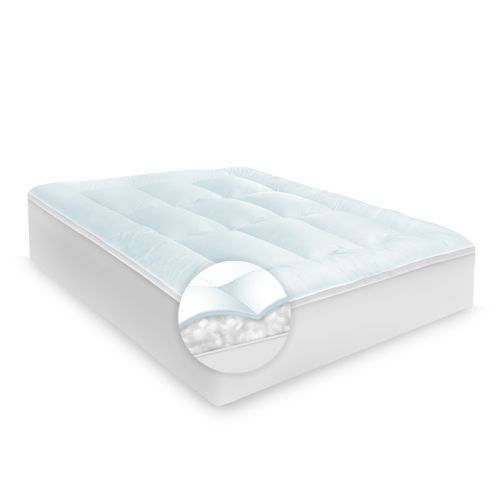  BioPEDIC Memory Cloud 3.5 Gel-Infused Memory Foam and Fiber Twin Mattress Topper