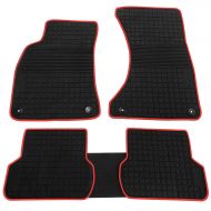 Biosp biosp Floor Mats for Audi A4 2017 2018 2019 All Weather Heavy Duty Rubber Black Liners Vehicle Carpet Odorless