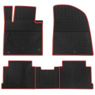 Biosp biosp Floor Mats for Hyundai Sonata 2015 2016 2017 2018 2019 Liners Protection Vehicle Heavy Duty Carpet Black All Weather Rubber Odorless