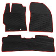 Biosp biosp Floor Mats for Toyota Corolla 2014 2015 2016 2017 2018 Rubber Carpet Liners Heavy Duty Protection Black All Weather Odorless