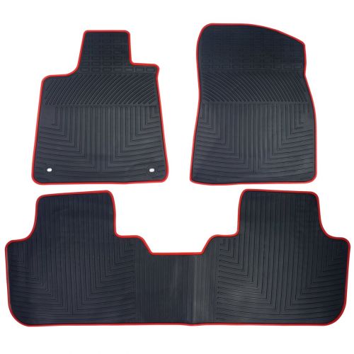  Biosp biosp Compatible Fit 2016 2017 2018 Lexus RX350 Runner Front and Rear Floor Mats All Weather Floor Liners Set Heavy Duty Rubber Car Carpet