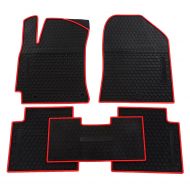 Biosp biosp Compatible Fit 2016 2017 2018 Hyundai Elantra Runner Front and Rear All Weather Floor Mats Liners Set Heavy Duty Rubber Car Carpet