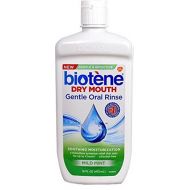 Biotoene Biotene Moisturizing Oral Rinse, Mild Mint 16 Ounce (Pack of 6)