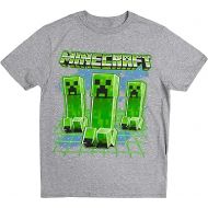 Minecraft Glowing Creepers Big Boys Youth T-Shirt Licensed