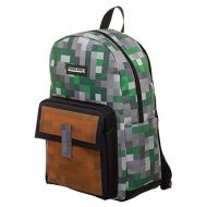 Bioworld Minecraft Squares Allover Print Backpack Bookbag
