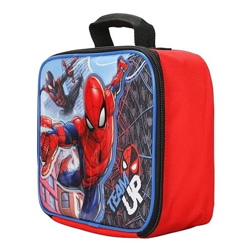  Bioworld Spider-Man and Miles Morales Easy Zip Insulated Lunch Box