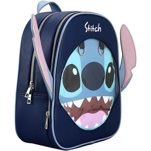  Bioworld Lilo and Stitch ITA Mini Backpack with Removeable Scrump Pin