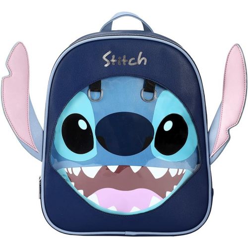  Bioworld Lilo and Stitch ITA Mini Backpack with Removeable Scrump Pin