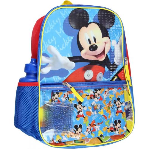  Bioworld Disney Mickey Mouse Kids 5 PC 16 Backpack Combo Set