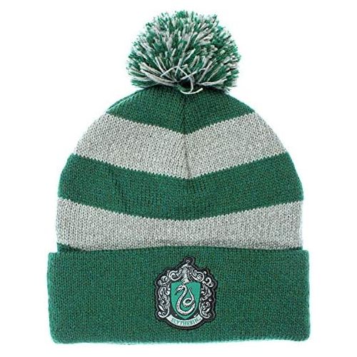  할로윈 용품Bioworld Harry Potter Hogwarts Houses Knit Scarf & Pom Beanie Set