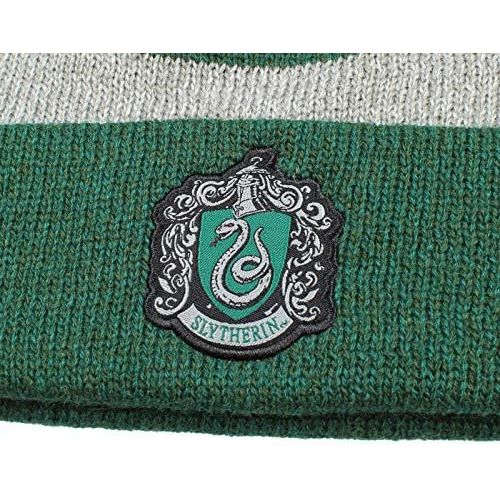  할로윈 용품Bioworld Harry Potter Hogwarts Houses Knit Scarf & Pom Beanie Set