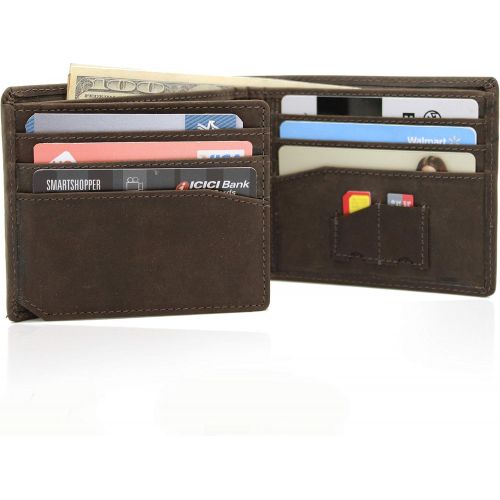  [아마존 핫딜]  [아마존핫딜]Birch+Leathers Mens leather trifold wallet slim minimalist rfid block