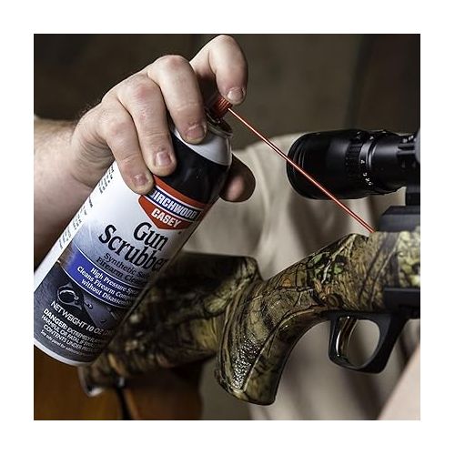  Birchwood Casey Gun Scrubber Single Purpose Gun Cleaner/Degreaser, Aerosol Spray for Gun Cleaning Without Disassembly