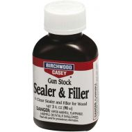 Birchwood Casey Easy-to-Use Fast-Drying Clear Sealer & Filler for Wood Gun Stock, 3 OZ Bottle