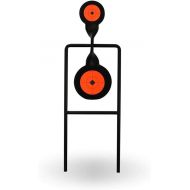 BIRCHWOOD CASEY World of Targets Easy-to-Use Durable Steel Spinner Target with High Visibility Target Spots for Maintenance-Free Rifle/Handgun Shooting