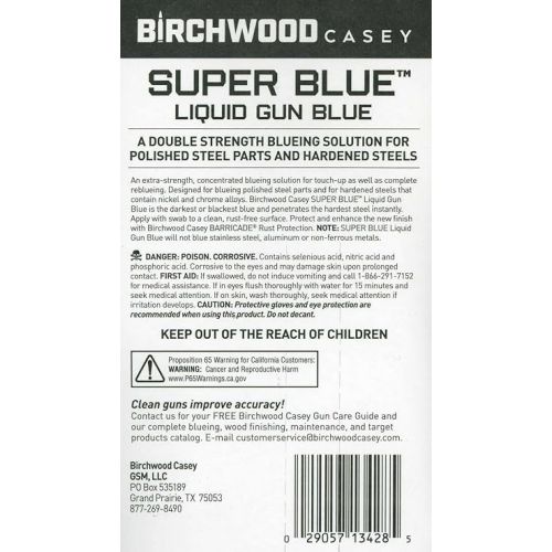  Birchwood Casey E & F Super Blue Liquid Gun Blue 90 Ml