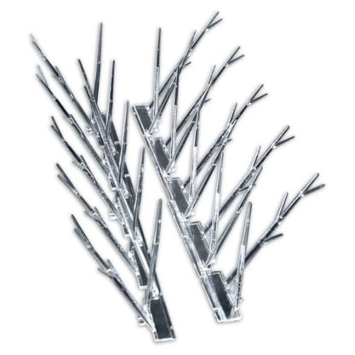  Bird-X Plastic Polycarbonate Bird Spikes, Covers 100 feet