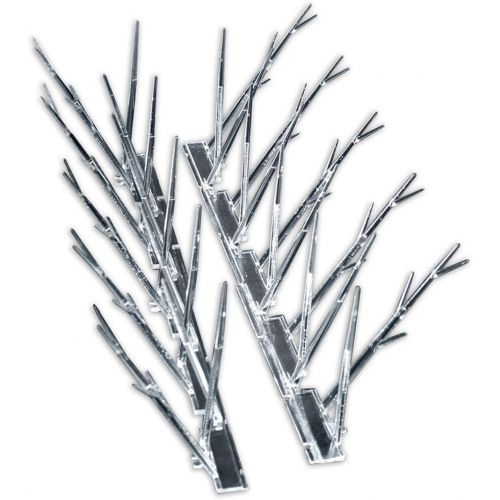  Bird-X Plastic Polycarbonate Bird Spikes, Covers 100 feet