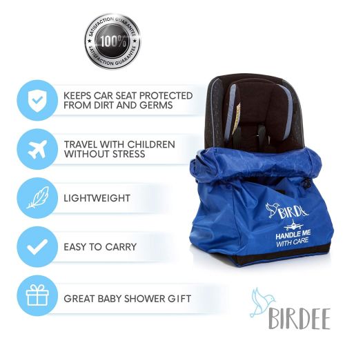  Birdee Car Seat Travel Bag for Airplane Gate Check and Carrier for Travel