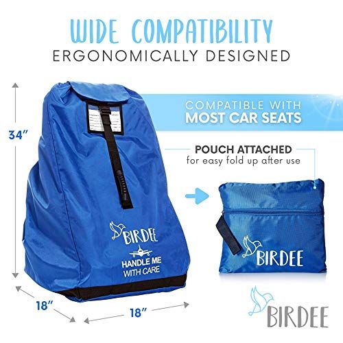  [아마존베스트]Birdee Car Seat Travel Bag for Airplane Gate Check and Carrier for Travel
