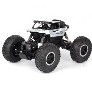 Birdfly Cross-Country RC Climbing Car 1/18 2.4G 4WD 15KM/h Alloy High Tire Off-Road Monster Truck Radio Contral Toy Car (Silver)