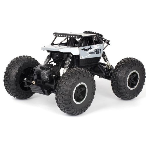  Birdfly Cross-Country RC Climbing Car 1/18 2.4G 4WD 15KM/h Alloy High Tire Off-Road Monster Truck Radio Contral Toy Car (Silver)