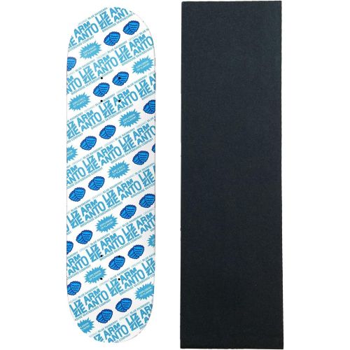 Birdhouse Skateboard Deck Lizzie Armanto Blue Razz 8.25 x 31.8 White with Grip