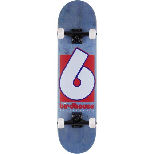  Birdhouse Skateboard Complete B Logo Blue/Red 7.75