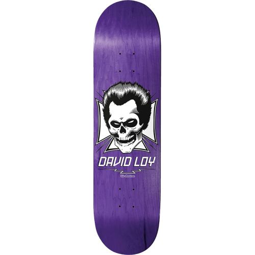  Birdhouse Skateboards David Loy Skull Skateboard Deck - 8.38 x 32.12 with Mob Grip Perforated Black Griptape - Bundle of 2 Items