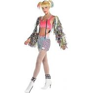 Birds of Prey Harley Quinn Costume or Jacket for Adults