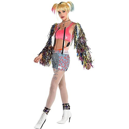  할로윈 용품Birds of Prey Harley Quinn Costume or Jacket for Adults