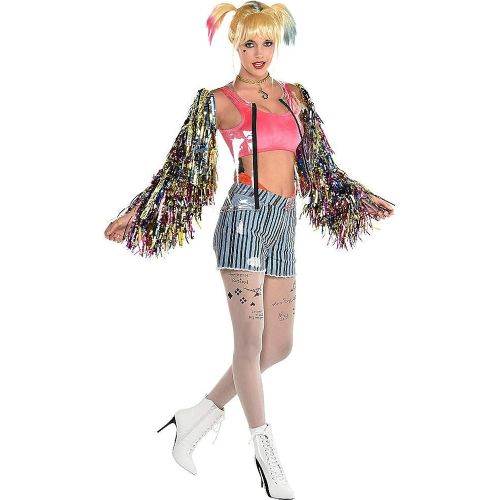  할로윈 용품Birds of Prey Harley Quinn Costume or Jacket for Adults