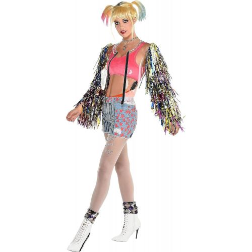  할로윈 용품Birds of Prey Harley Quinn Costume or Jacket for Adults