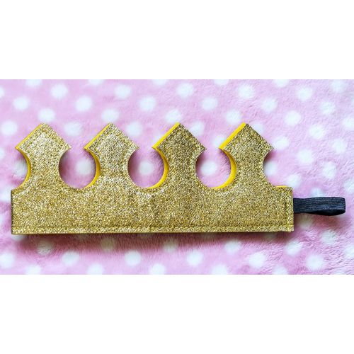  Birdy Boutique Fun Play Time Glitter Stretch Crown in Gold Boy or Girl Toddler Dress Up